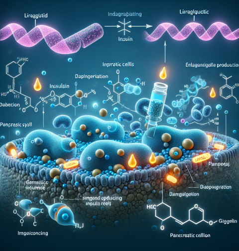 Die Wirkung von Liraglutid auf die Insulinproduktion.